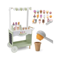 VIGA PolarB Drevený Stánok so Zmrzlinou - Mobilná Zmrzlináreň