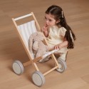 VIGA Drewniany Wózek Dla Lalek Spacerówka