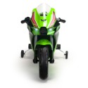 INJUSA Elektrická motorka Kawasaki Ninja ZX-R10 12V – Zelená