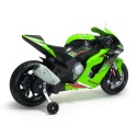 INJUSA Elektrická motorka Kawasaki Ninja ZX-R10 12V – Zelená