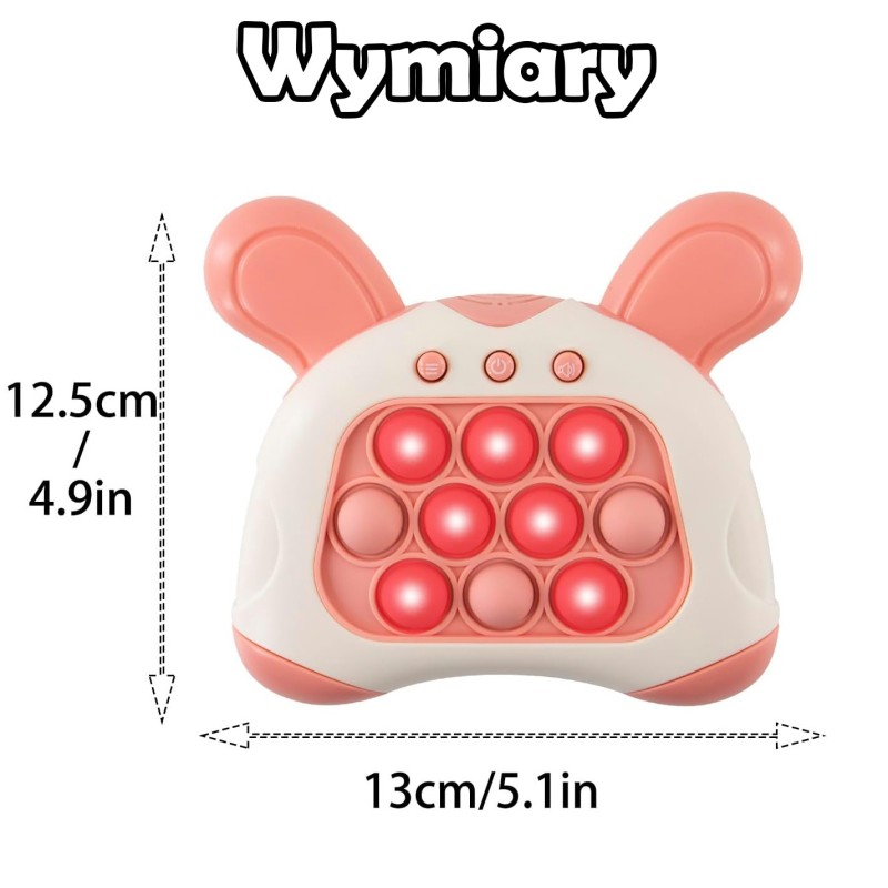 WOOPIE Gra POP IT Elektryczna Antystresowa Zręcznościowa Uszy Króliczka