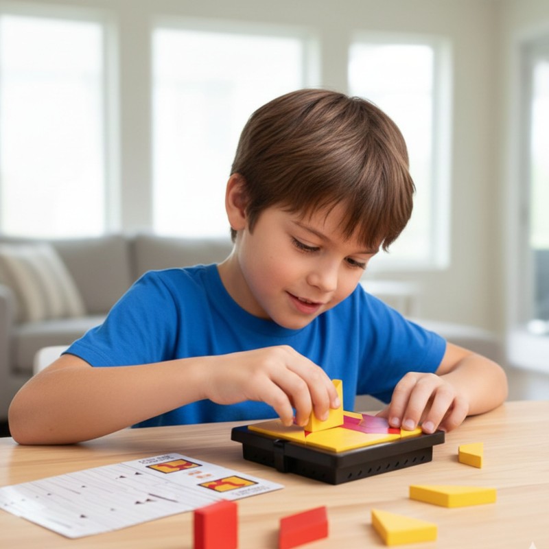 WOOPIE IQ Gra Logiczna Trening Mózgu Układanka Kieszonkowa