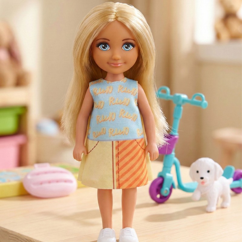 WOOPIE Laleczka z Pieskiem i Hulajnogą