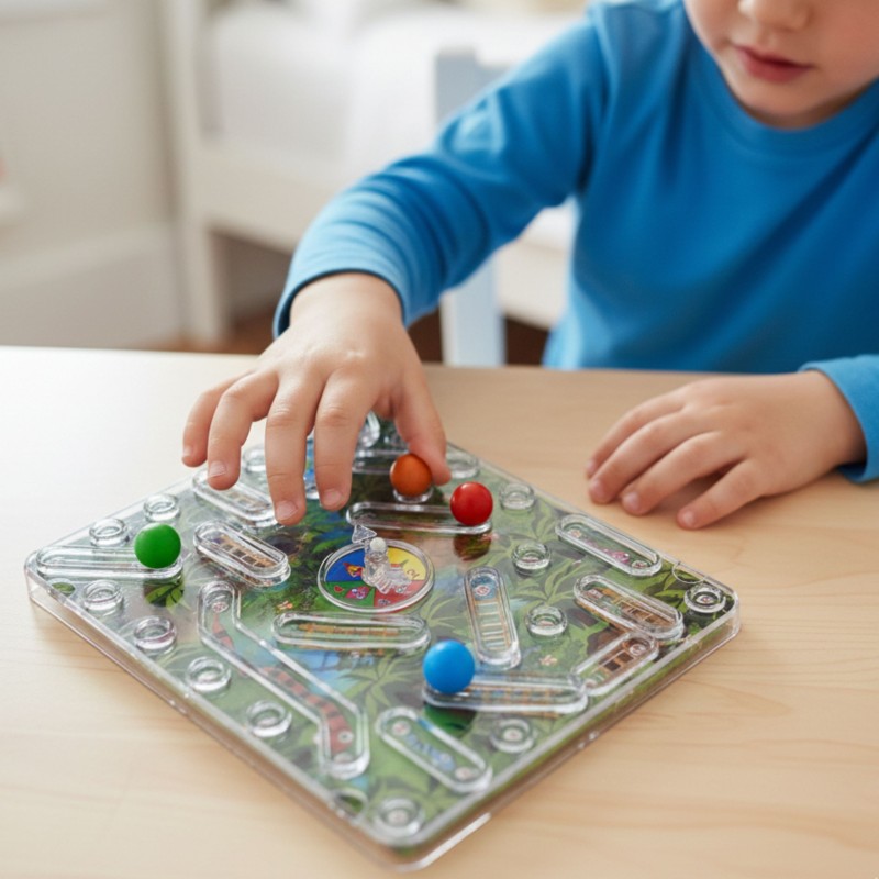 WOOPIE Klasyczna Gra Rodzinna Węże i Drabiny 3D