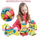 WOOPIE Duże Klocki Konstrukcyjne Edukacyjne dla Dzieci 86 el. - Wyparzanie w 120 stopniach