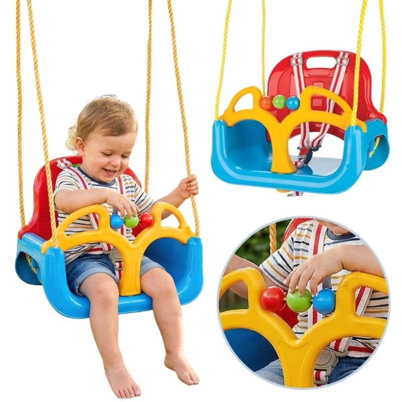 WOOPIE Huśtawka Swing 3w1 Niebieska