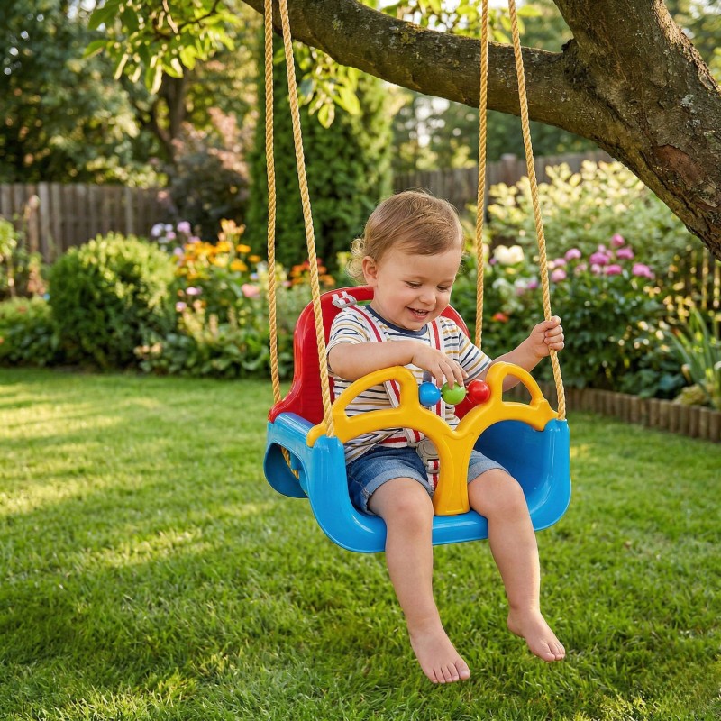 WOOPIE Huśtawka Swing 3w1 Niebieska