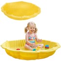 WOOPIE Piaskownica Muszelka Żółta Zamykana 2w1 Basen Suchy 1 szt.