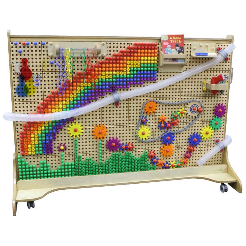 Masterkidz Voľne stojaca STEM tabuľa s XXL príslušenstvom