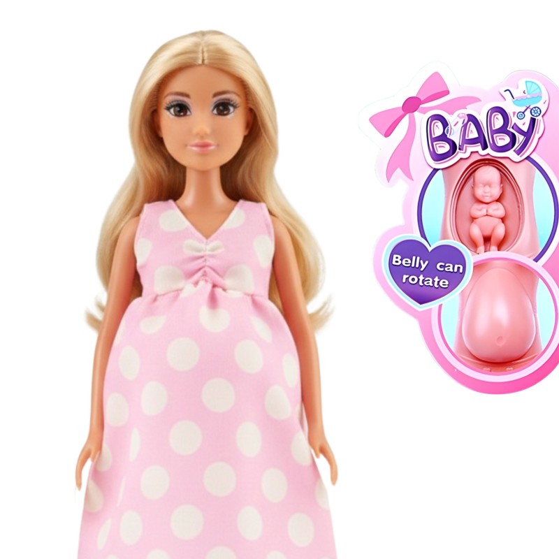 WOOPIE ROYAL Zestaw Lalek Rodzina Lily w Ciąży Tata Niemowlak