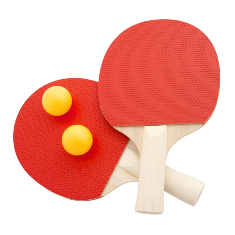 WOOPIE Paletki Rakietki Do Ping Pong Tenisa Stołowego Zestaw + 3 Piłeczki