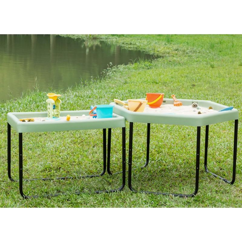 Masterkidz Senzorický stôl na vodu a piesok – Obdĺžnikový nastaviteľný