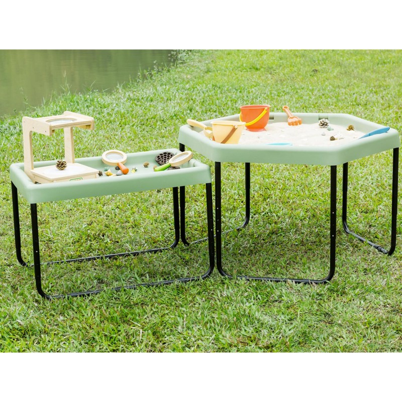 Masterkidz Senzorický stôl na vodu a piesok – Obdĺžnikový nastaviteľný