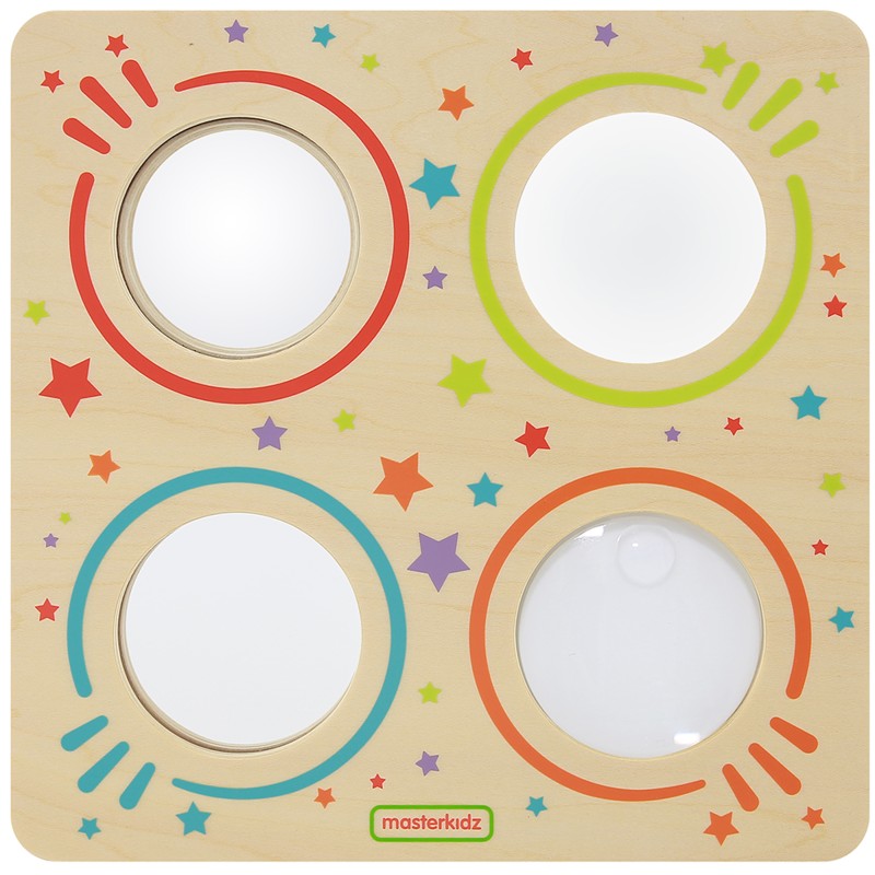MASTERKIDZ Sensoryczna Tablica Lustra I Soczewki Zakrzywienia Obrazu Montessori
