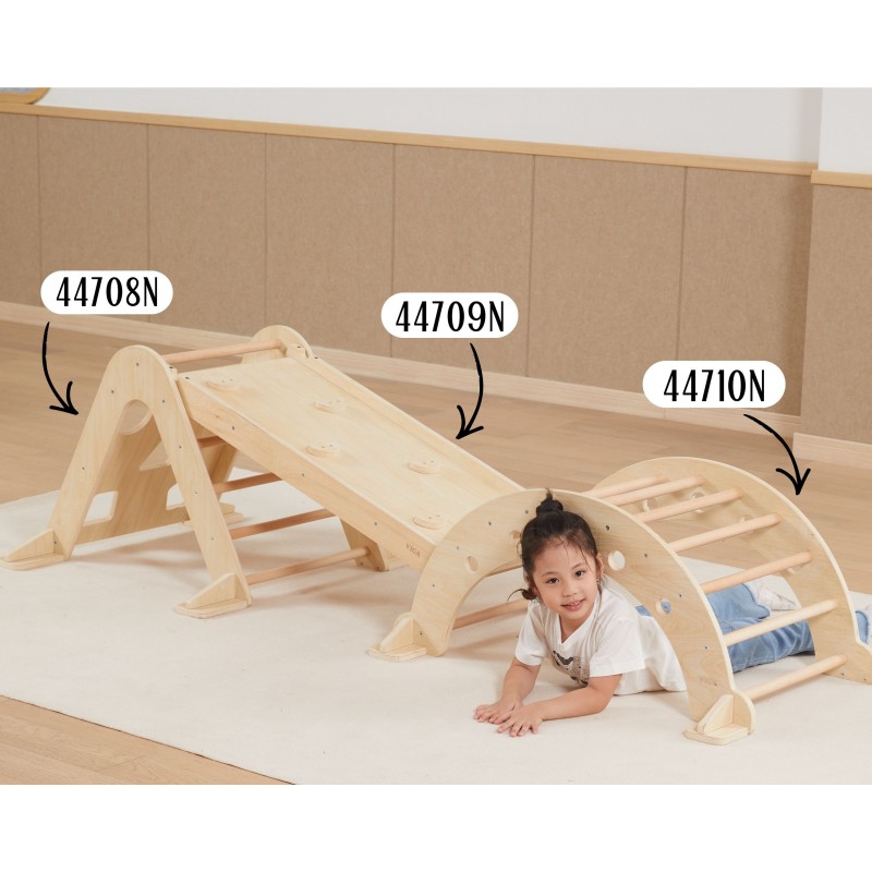 VIGA Drewniany Bujak Naturalny Montessori