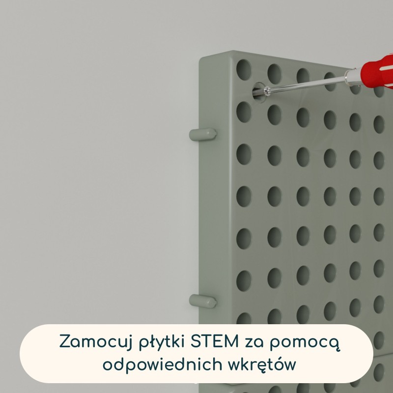 Masterkidz Vonkajšia kreatívna STEM tabuľa 80x80 cm