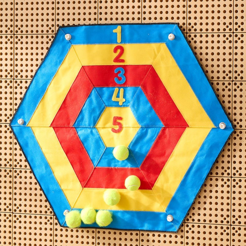 Masterkidz Šesťuholníkový číselný terč STEM
