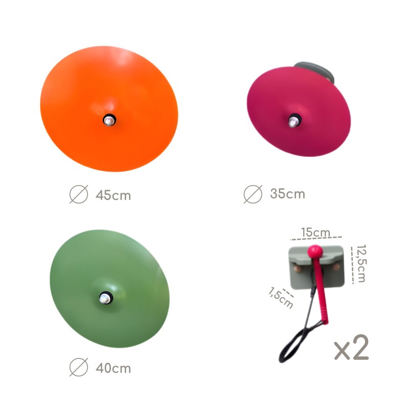 Masterkidz Detské perkusné činely pre STEM tabule