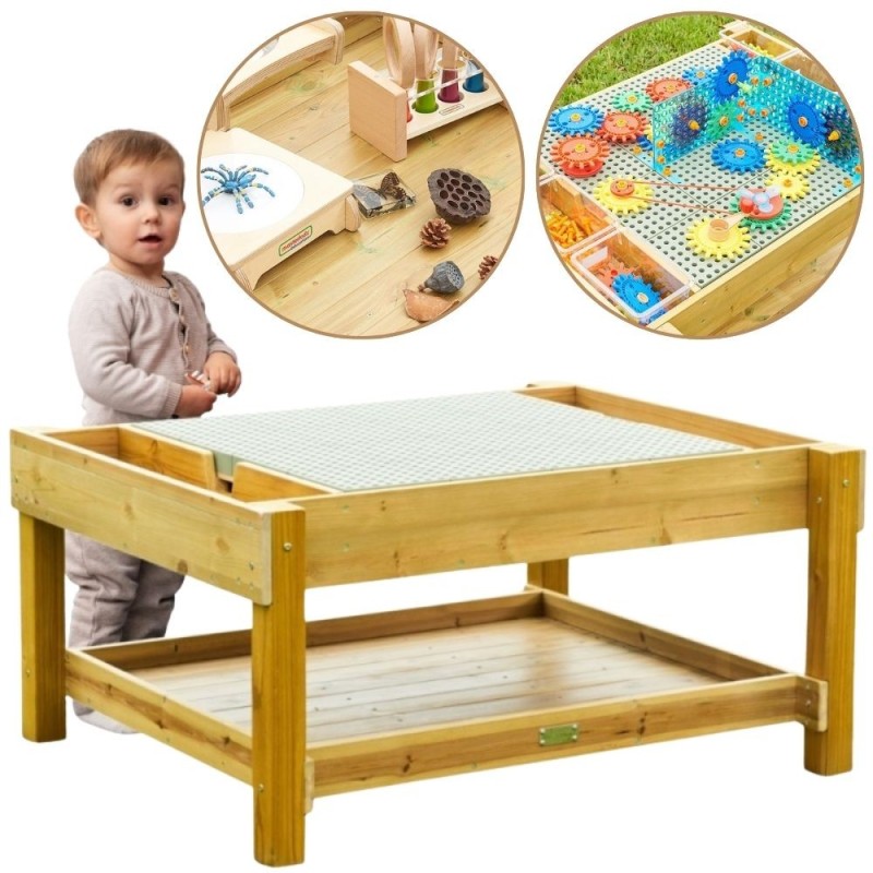 Masterkidz Drevený edukačný stôl STEM Outdoor 120 cm