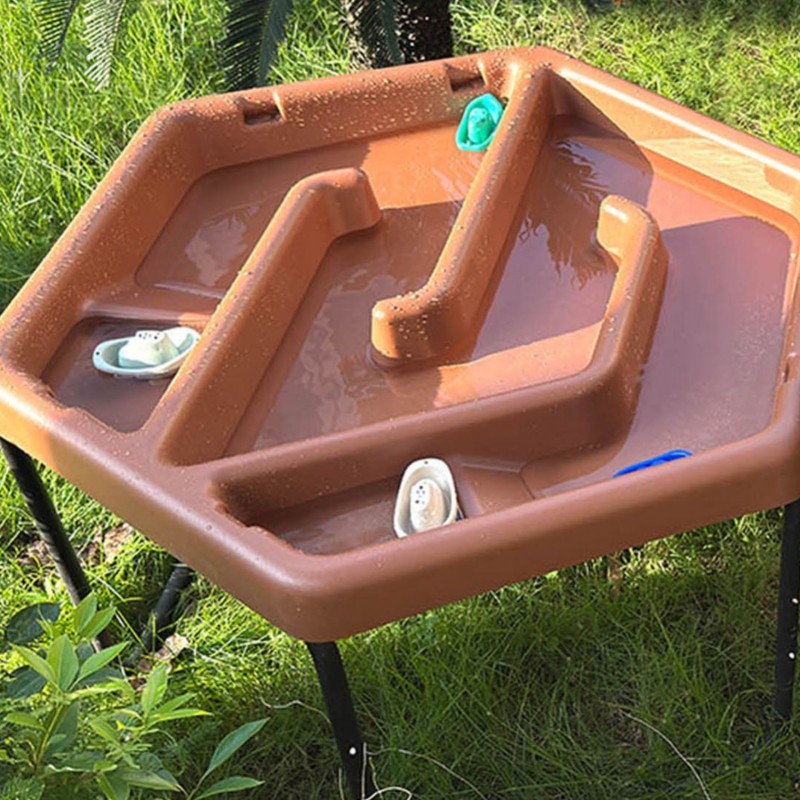 Masterkidz Šesťuholníkový stôl na vodu a piesok