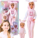 WOOPIE ROYAL Lalki Kombinezony Różowe Króliczki Zestaw 2szt.