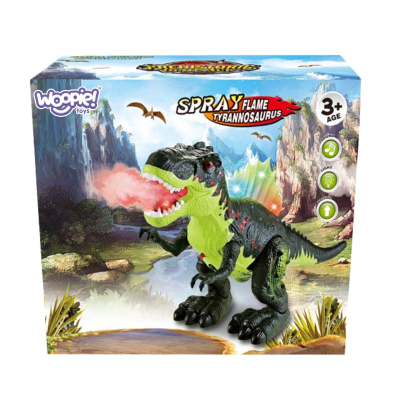 WOOPIE Chodzący Dinozaur Tyrannosaurus Rex Efekty Świetlne i Dźwiękowe