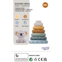 WOOPIE BABY Zestaw Edukacyjna Piramidka Koala 2w1 Gryzak