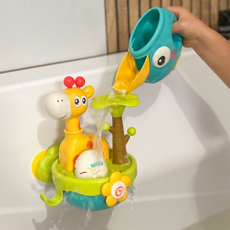 WOOPIE BABY Zabawka do Kąpieli Żyrafa z Lejkiem na Przyssawke