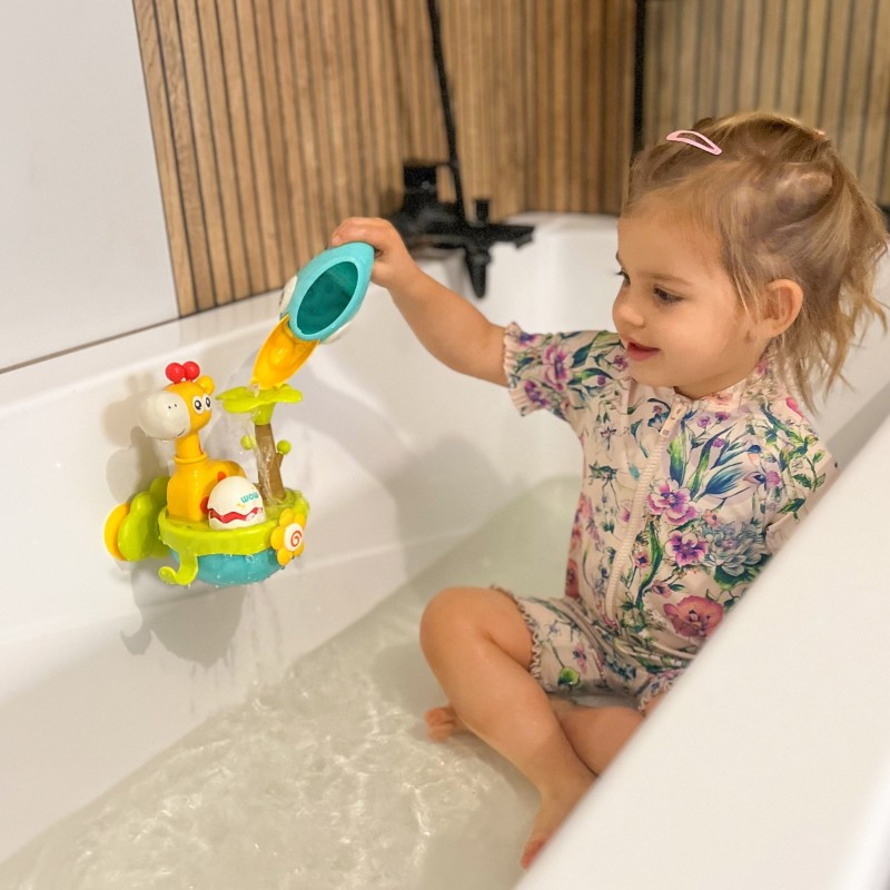WOOPIE BABY Zabawka do Kąpieli Żyrafa z Lejkiem na Przyssawke