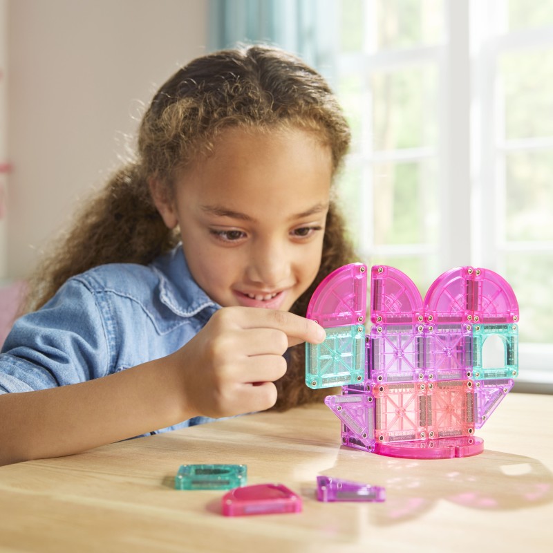 Magnetická stavebnica microMAGS Heart to Heart Travel Set 26 dielov