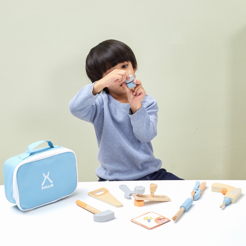 Viga PolarB Detská taška s dreveným náradím