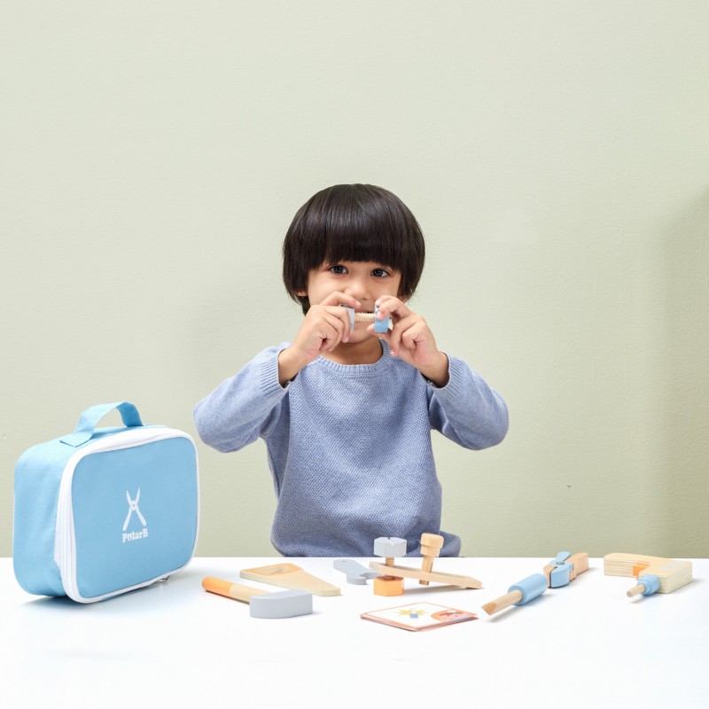 Viga PolarB Detská taška s dreveným náradím