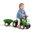 FALK Jeździk Traktor z Przyczepą Birdy Farm Zielony 1-3 lat