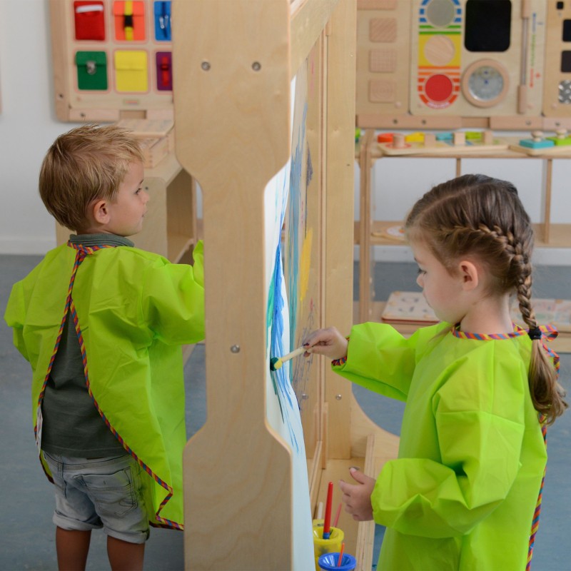 MASTERKIDZ Ogromna Drewniana Sztaluga Okienna Do Malowania