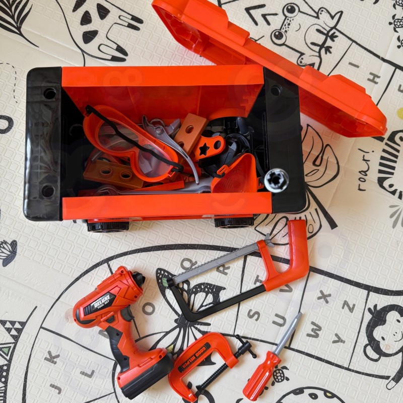 WOOPIE Mobilna Skrzynia Na Narzędzia Warsztat 2w1 65 el.