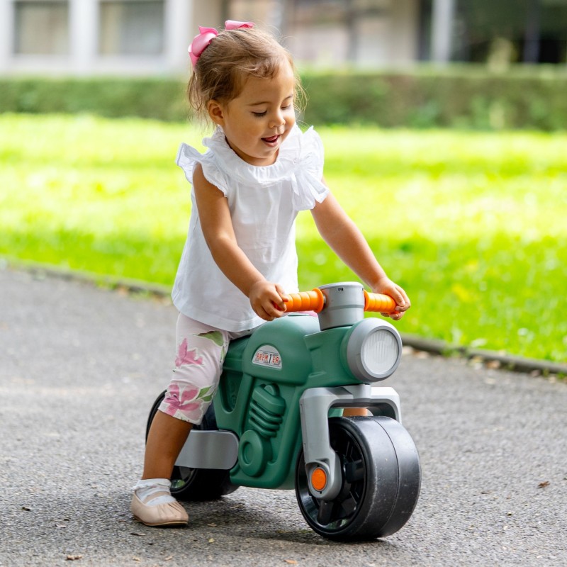 Falk Detské odrážadlo Motorka Vintage zelená