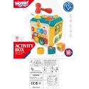 WOOPIE BABY Wielofunkcyjna Kostka Aktywności Montessori 6w1 - 18m+