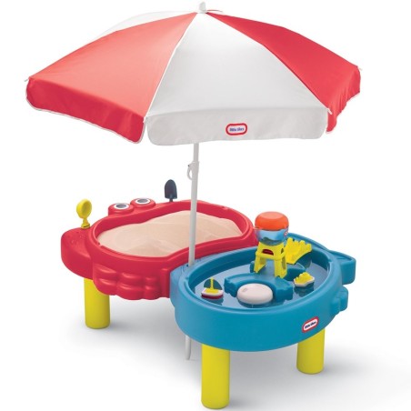 Little Tikes Detské pieskovisko a vodný stôl so slnečníkom