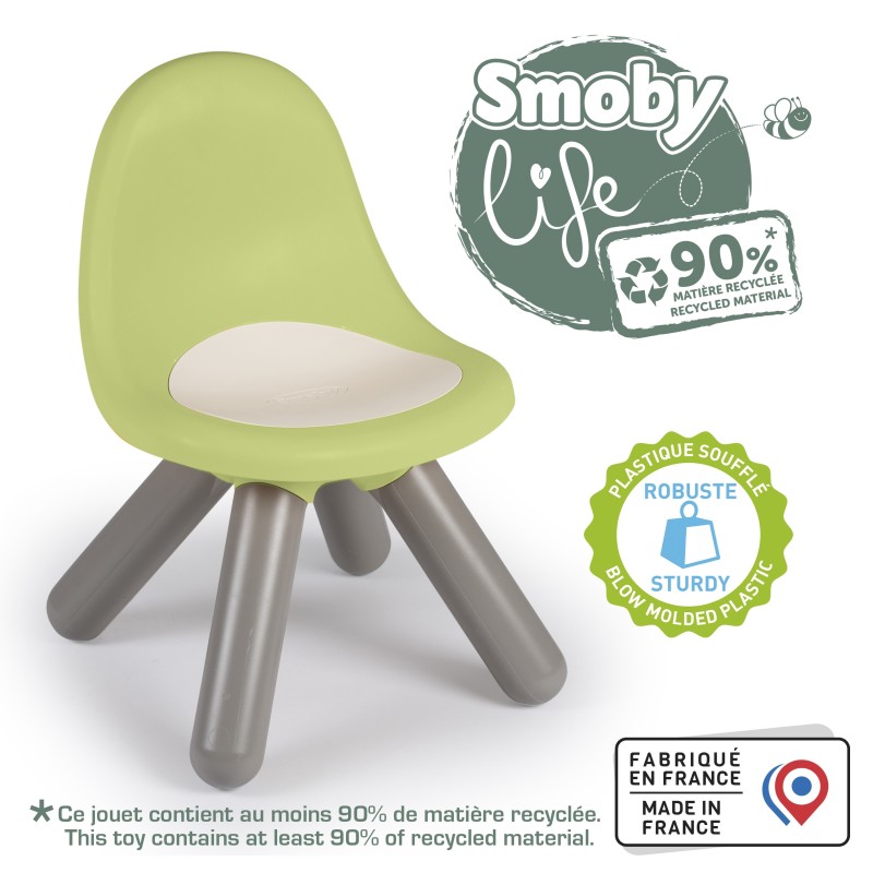 SMOBY Krzesełko z Oparciem Zielone
