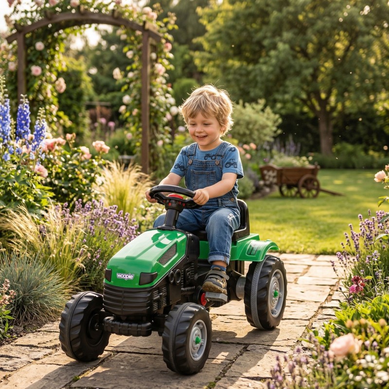 WOOPIE Traktor na Pedały Farmer GoTrac Ciągnik Ciche Koła