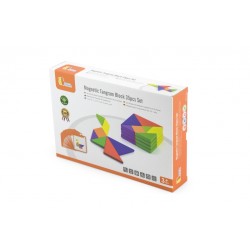 Viga Toys Drevená logická hra Tangram