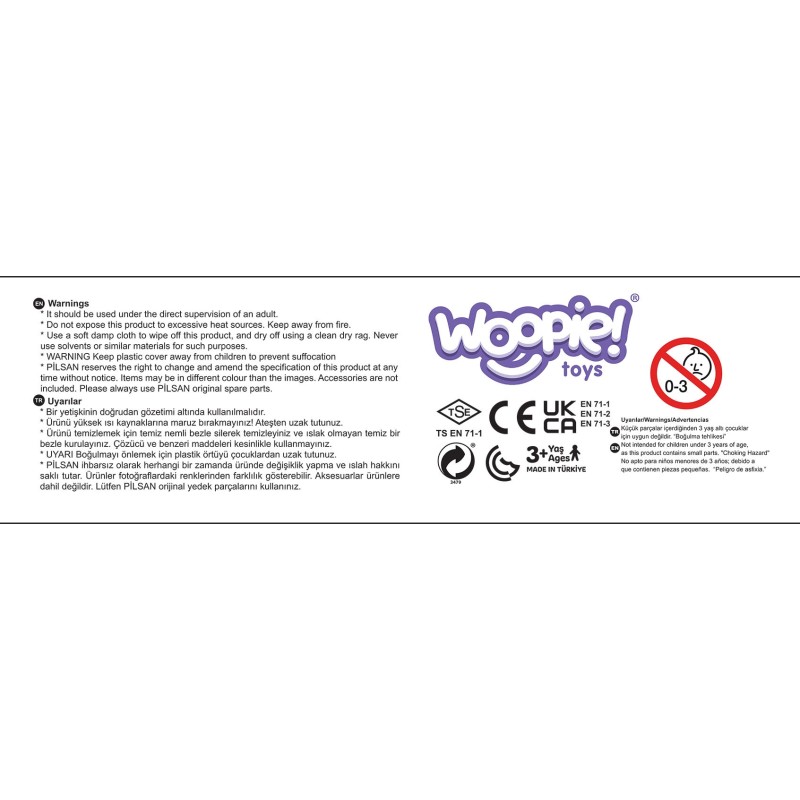 WOOPIE Klocki Konstrukcyjne XXL Zestaw z Samochodzikiem 43 el.