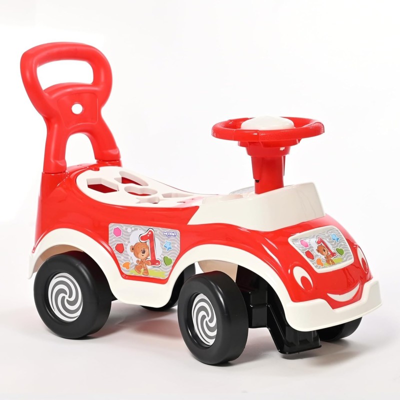 WOOPIE Jeździk 4w1 Sorter Pchacz Chodzik + Klakson Schowek