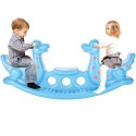 WOOPIE Bujak Dino Huśtawka Równoważna Jasno Niebieski