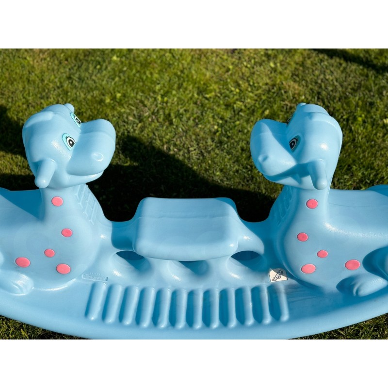 WOOPIE Bujak Dino Huśtawka Równoważna Jasno Niebieski