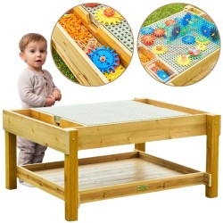 Masterkidz Drevený edukačný stôl STEM Outdoor – 120cm s príslušenstvom