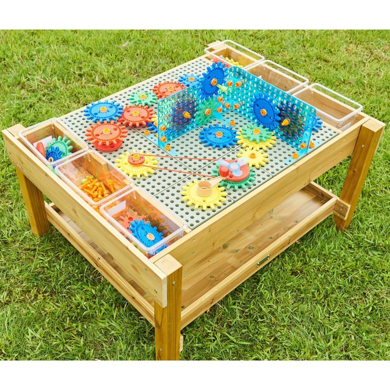 Masterkidz Drevený edukačný stôl STEM Outdoor – 120cm s príslušenstvom