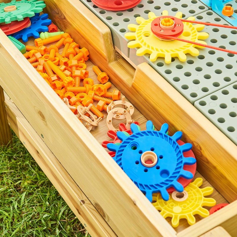 Masterkidz Drevený edukačný stôl STEM Outdoor – 120cm s príslušenstvom