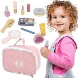 Viga Drevený kozmetický set PolarB – Kozmetická taštička