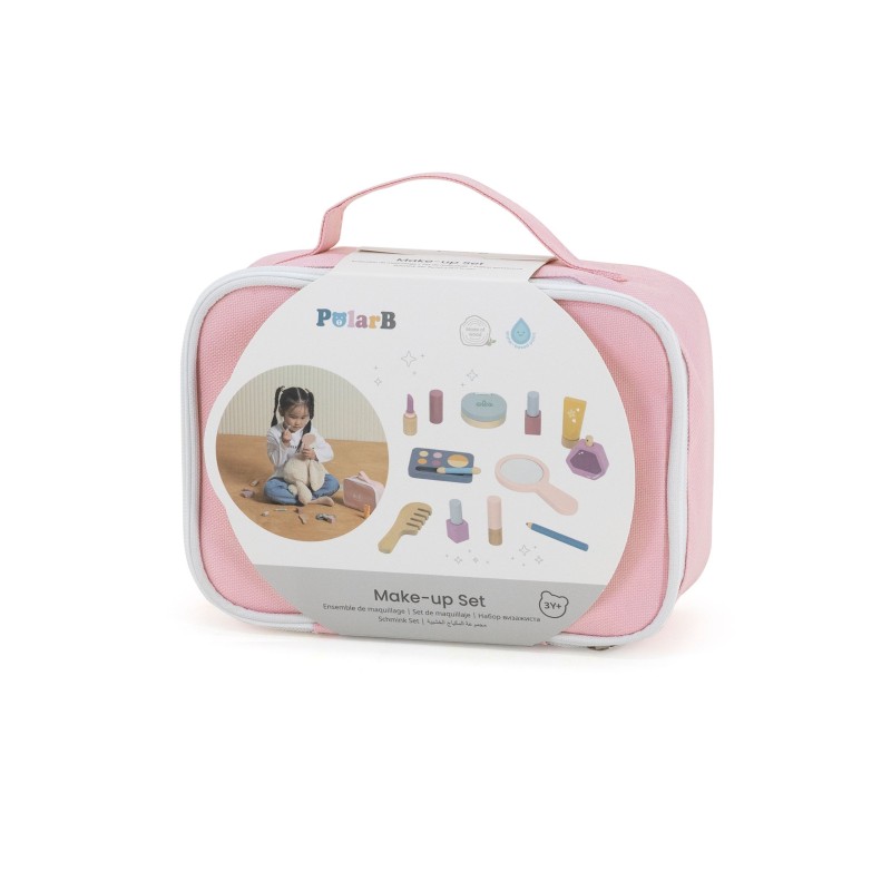 Viga Drevený kozmetický set PolarB – Kozmetická taštička